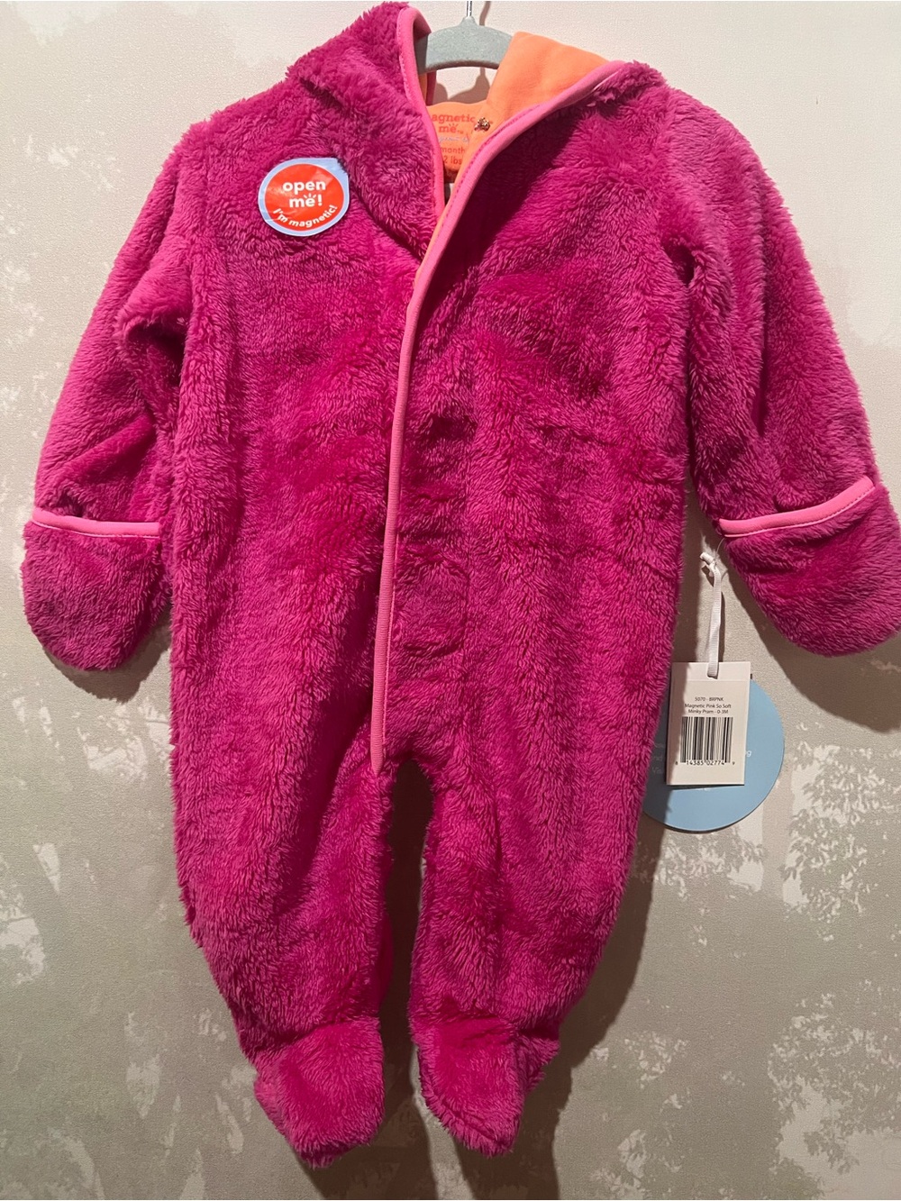 Magnetic Me Pinky Minky Bear Pram